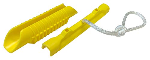 EZ Grabbit Tarp Tie Down (12-Pack) (Yellow) - Welcome to A New Standard! - Tarp Clip Clamp Holder Tie-Off Cinch Fastener accessory for Wall Tent Boat Pool Cover Canopy Hay Cargo Camping Storage Canvas