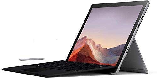 New Microsoft Surface Pro 7 Bundle: 10th Gen Intel Core i5-1035G4, 8GB RAM, 256GB SSD (Latest Model) with Black Type Cover and Surface Pen, 12.3' Touch-Screen Pixelsense Display (Windows Pro)
