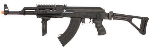 Soft Air Kalishnikov AK47 Electric Powered Full Metal Airsoft Rifle with Adjustable Hop-Up, 390-430 FPS