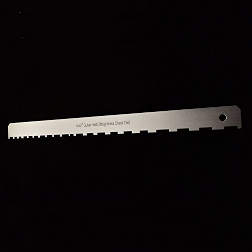 UPGRADE iLuiz Guitar Neck Notched Straight Edge Luthiers Tool for Gibson Fender and Most of Guitar Fretboard and Frets