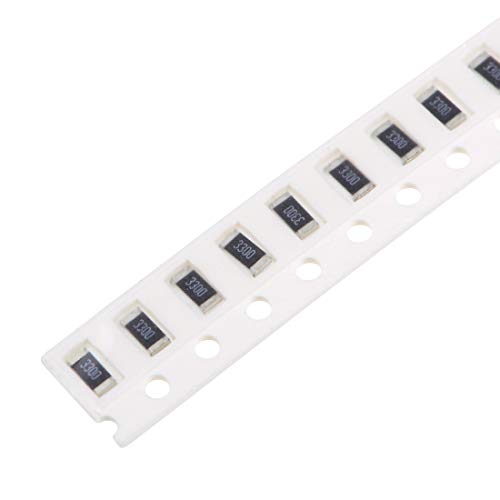 uxcell SMD Chip Resistor, 330 Ohm 1/4W 1206 Fixed Resistors, 1% Tolerance 200pcs
