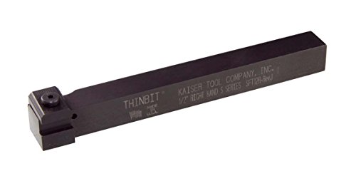 THINBIT SFT12R 1/2' Right Hand, Straight, Flushtop toolholder. Use with Grooving, Threading, face Grooving and Parting Inserts