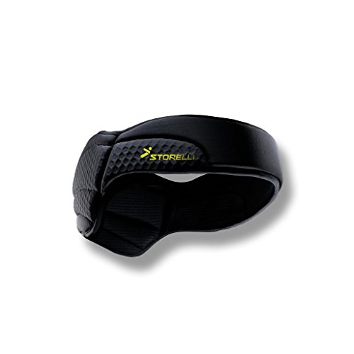 Storelli ExoShield Head Guard | Sports Headband | Protective Soccer Headgear | Black | Size 4