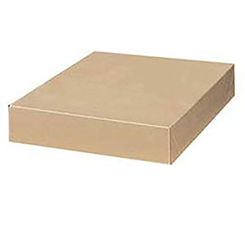 15 x 9 ½ x 2 inch Kraft Apparel Boxes - Case of 100