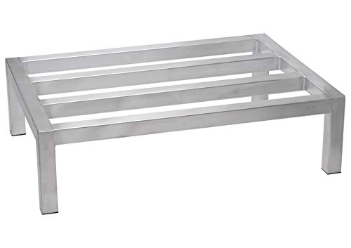 Winco ASDR-1436, 14' x 36' x 8' Aluminum Dunnage Rack, Commercial Grade Storage Rack, NSF Certified