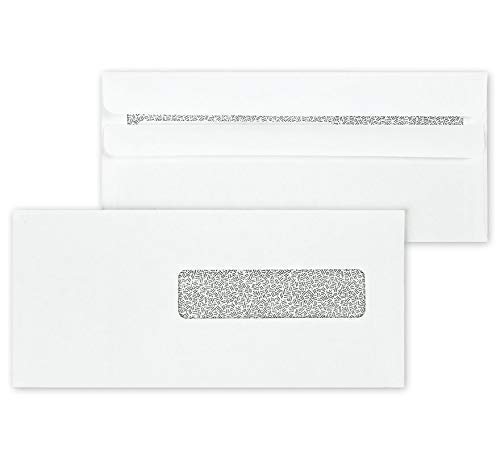 500 CMS Claim Forms Envelopes, for Medical Billing Insurance Claim HCFA-1508, CMS-1500 Forms, Security Inside Tinted, Self-Seal Closure~Right Window Envelope~ 9 1/2' X 4 1/8 Pack of 500