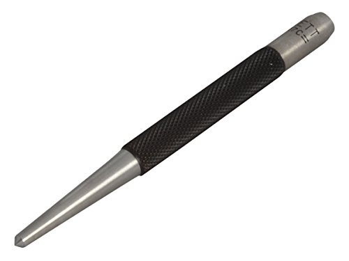 Starrett 117C Center Punch With Round Shank, 4' Length, 1/8' Tapered Point Diameter