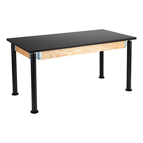 Adjustable-Height Science Lab Table w/Chemical Resistance Top (30' W x 60' L)