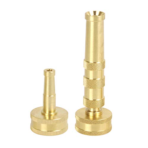 Sun Joe SJI-4BHNC Ultimate Solid Brass, Heavy Duty Adjustable Twist Nozzle and Jet Sweeper Nozzle