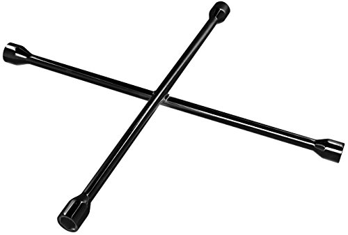 Performance Tool W1 Black 20' SAE/Metric 4-Way Cross Lug Wrench