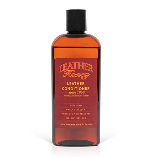 Leather Honey Leather Conditioner, Best Leather Conditioner Since 1968. for use on Leather Apparel, Furniture, Auto Interiors, Shoes, Bags and Accessories. Non-Toxic and Made in The USA!