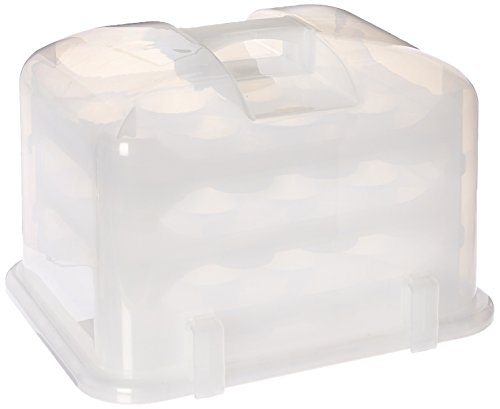 Cupcake Courier Cupcake Carrier- White Translucent,