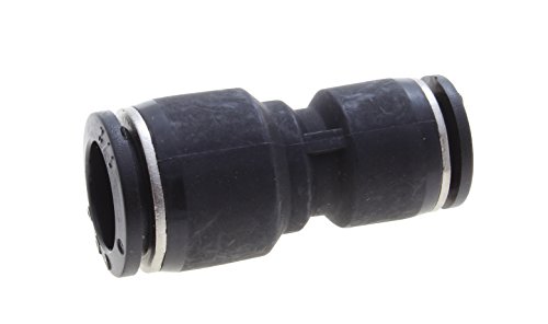 TechniFit PG1/4-5/32, Push-to-Connect Fitting, Union Straight Reducer, 1/4' x 5/32' Tube, Pbt Resin (Pack of 10)