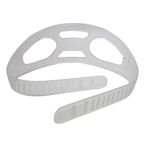 GetWetStore Silicone Snorkel Mask Strap Scuba Diving Replacement, Clear