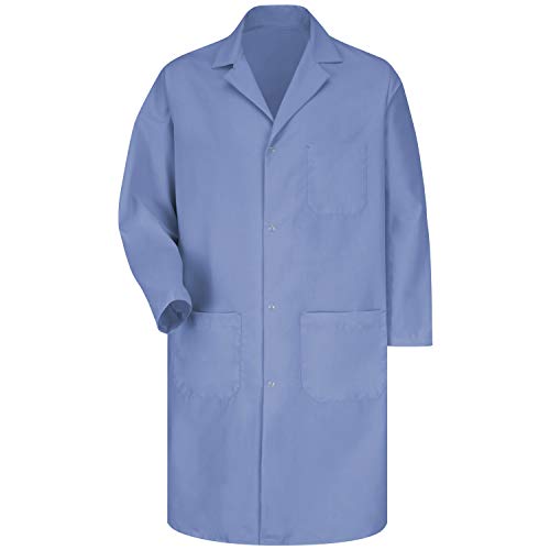 Red Kap Men's Lab Coat, Light Blue, 2X-Large