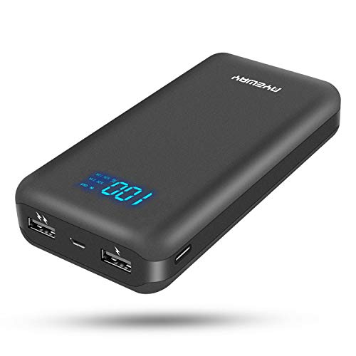 Ayeway Power Bank 26800mah Portable Charger with Dual Ports Output,Phone Battery Backup Charger Portable Phone Charger with LCD Display,External Charger for iPhone,Samsung Galaxy,ipad and More.