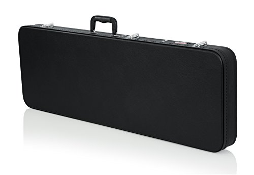 Gator Cases Hard-Shell Wood Case for Standard Electric Guitars; Fits Fender Stratocaster/Telecaster, & More (GWE-ELECTRIC)