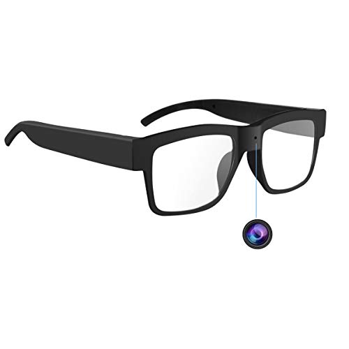 Camera Glasses 1080P,HD Video Glasses Max 32GB Memory Card - Eye Glasses with Camera - Wearable Camera