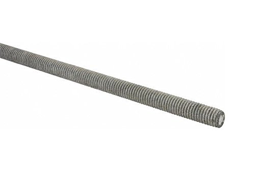 Steel Fully Threaded Rod, Galvanized, 3/4'-10 Thread Size, 72' Length, Right Hand Threads