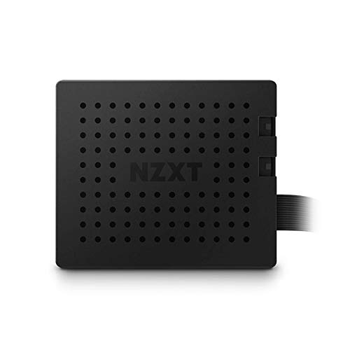 NZXT RGB & Fan Controller - AC-2RGBC-B1 - Two RGB Lighting Channels - Three Digital Fan Channels - Powered by CAM V4 Software - Magent/Velcro Mounting - Internal PC Lighting Controller - Black