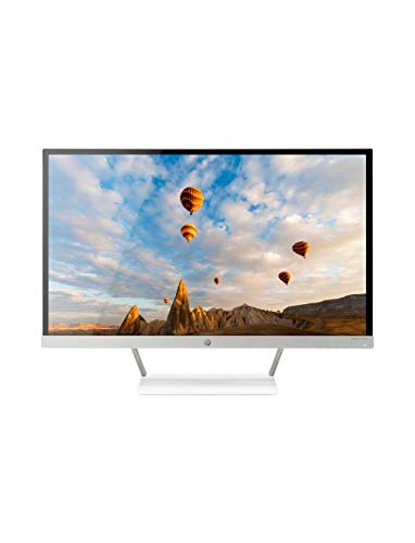 HP 27er 27-Inch Full HD 1080p IPS LED Monitor with Frameless Bezel and VGA & HDMI (T3M88AA), White