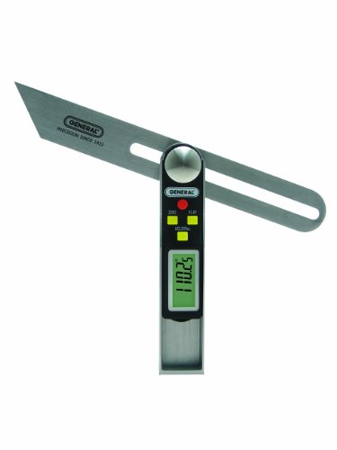 General Tools 828 Digital Sliding T-Bevel Gauge & Digital Protractor in One