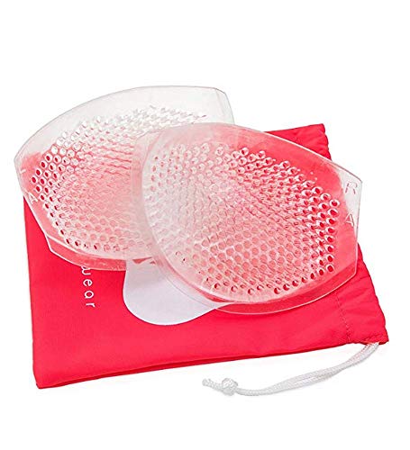 Nudwear Perforated Silicone Bra Inserts - Discreet, Lightweight Bra Pads Inserts With Tiny Holes That Allow Air & Moisture to Pass-Through - Enhance Your Cleavage with These Bra Padding Inserts