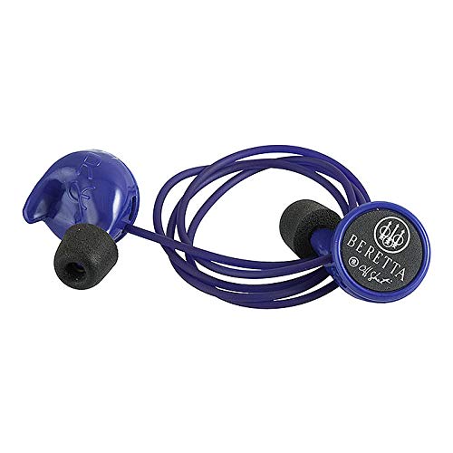 Beretta Earphones Mini Headset Passive - Shooting Hearing Protection - Blue