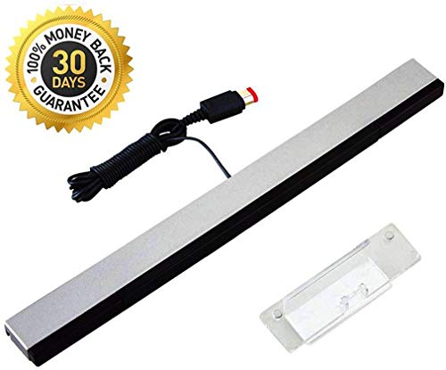 Wii Sensor Bar, Wired Infrared IR Ray Motion Sensor Bar Compatible with Nintendo Wii/Wii U Console