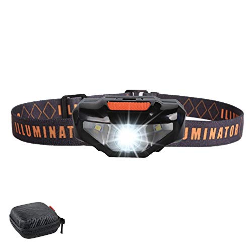 LED Headlamp Flashlight with Carrying Case,COSOOS Head Lamp,Waterproof Running Headlamp, Bright Headlight for Adults,Kids,Camping,Night Jogging,Reading,Dog Walking,Runner,Only 1.6oz/48g(NO AA Battery)
