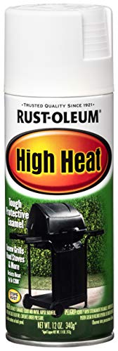 Rust-Oleum 7751830 High Heat Enamel Spray, 12 oz, White