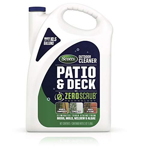 Scotts Outdoor Cleaner Patio & Deck with ZeroScrub Technology Concentrate, 0.5 gal.