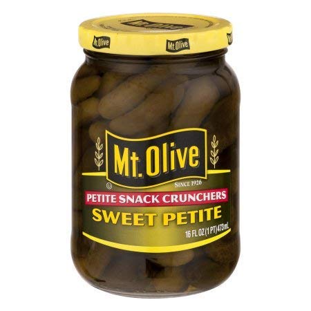 Mt. Olive Petite Snack Crunchers, Sweet Petite 16 Oz (Pack of 2)