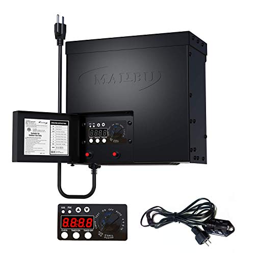 Malibu 600-Watt Transformer with Timer and Sunlight Sensor for Low Voltage Landscape Lighting 120V Input 12V Outdoor
