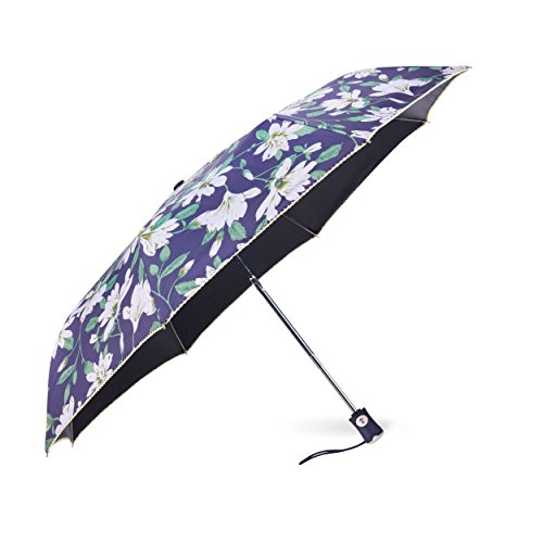 Anti-UV Summer Umbrella, Windproof, Waterproof, Superior Automatic Parasol - Perfect Folding Umbrella with Anti-UV Coating