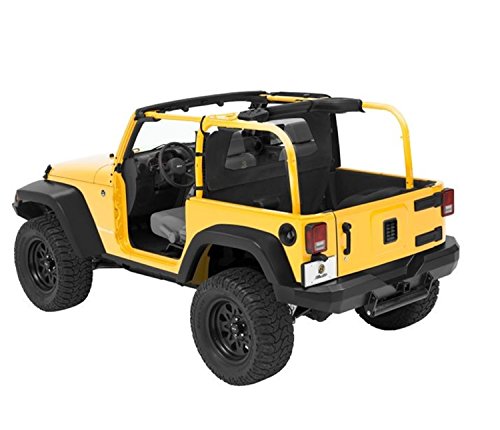 Bestop 80031-35 Black Diamond Windjammer Wind Break for 2007-2018 Wrangler JK 2-Door