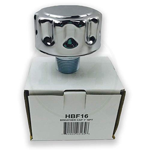 Buyers Hydraulic Breather Cap - 1in. NPT, Steel, Model Number HBF16