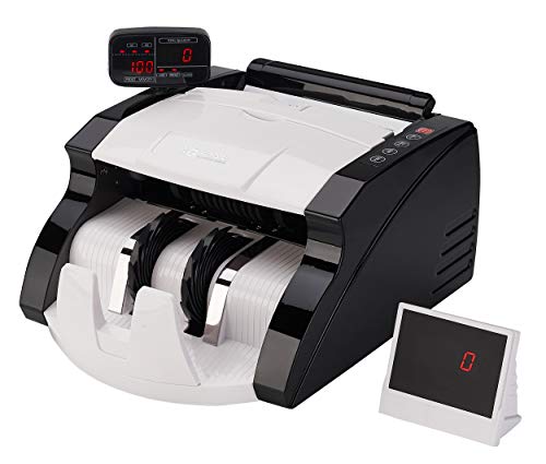 GStar Money Counter with UV/MG/IR Counterfeit Bill Detection Plus External Display USA Brand and 2 Year Warranty