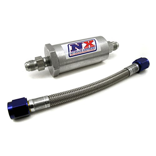 Nitrous Express 15607 D-4 Pure-Flo N2O Filter and 7' Stainless Hose