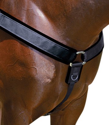 Professionals Choice Equine Neoprene Breast Collar (Universal Size, Brown)