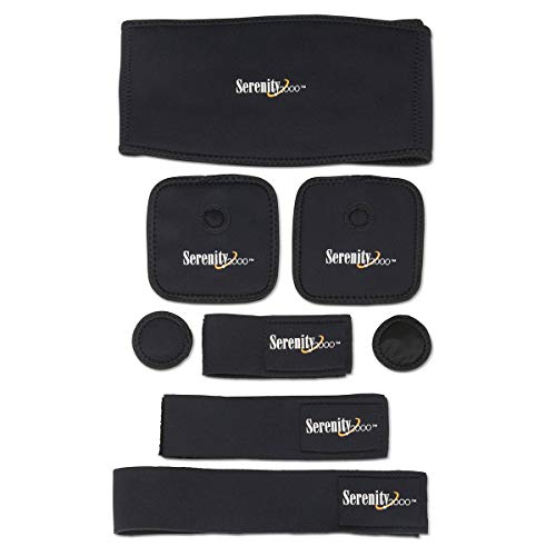 Serenity 2000 | Full Body Magnetic Vitality Set for Pain Relief – Eight-Piece Set, Large/XL