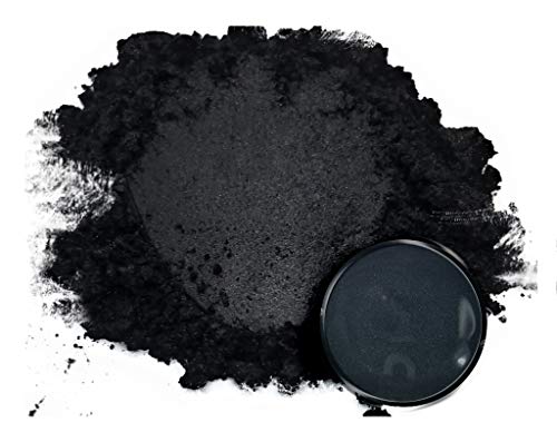 Eye Candy Mica Powder Pigment “Sumi Black” (50g) Multipurpose DIY Arts and Crafts Additive | Woodworking, Epoxy, Resin, Natural Bath Bombs, Paint, Soap, Nail Polish, Lip Balm (Sumi Black, 50G)