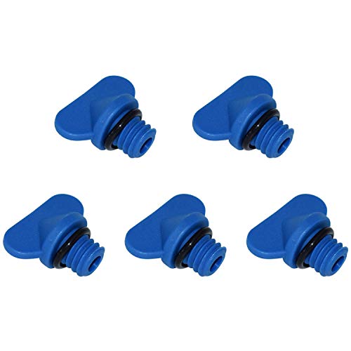 Manifold Engine Block Drain Plug Kit Replaces Sierra 18-4226 for Mercruiser 22-806608a02 Compatible with GLM 13992 Pack of 5