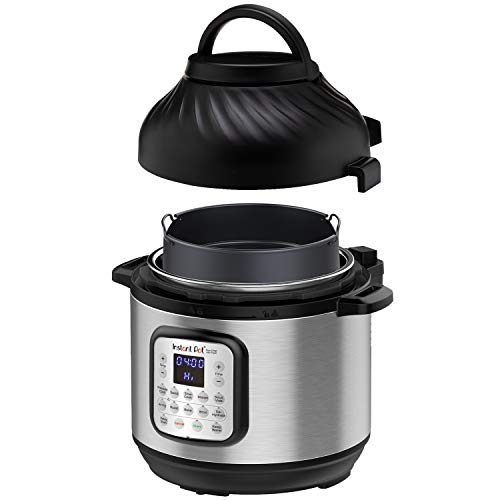 Instant Pot Duo Crisp Pressure Cooker 11 in 1, 8 Qt with Air Fryer, Roast, Bake, Dehydrate and more