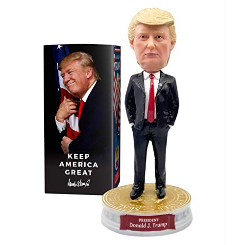 Donald J. Trump Bobblehead by VVandr | Limited Collector's Edition | Carefully Hand Painted in The USA | Exquisite Lifelike Detail | Includes Certificate of Authenticity