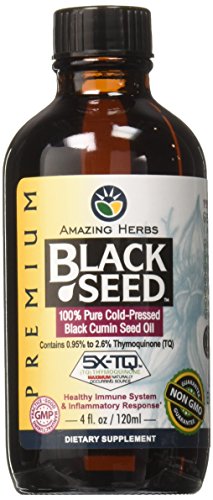 Amazing Herbs Premium Black Seed Oil, 4 Fluid Ounce