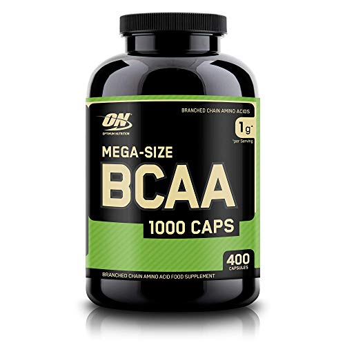 Optimum Nutrition Instantized BCAA Capsules, Keto Friendly Branched Chain Essential Amino Acids, 1000mg, 400 Count