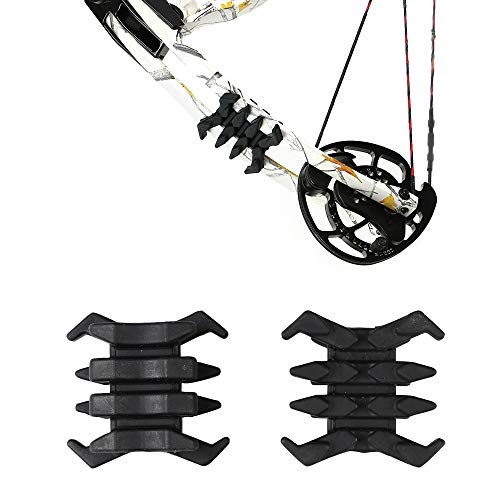 VAKA Compound Bow Limb Stabilizer Dampener 1 Pair for Dampen a Tremendous Amount of Vibration and Sound on Bow (Black)