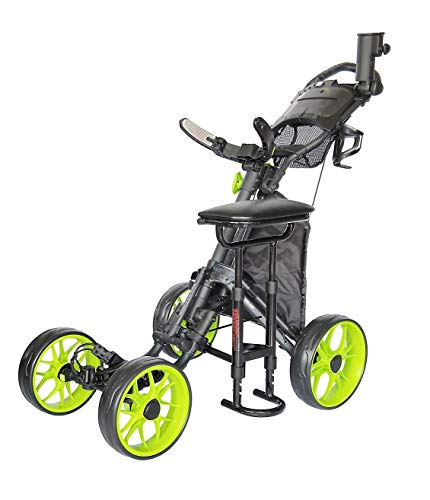 Caddytek Golf Push Cart Removable Seat - Lightweight, Compact & Easy to Use Outdoor Sports - For CaddyCruiser ONE & CaddyLite One Series Cart