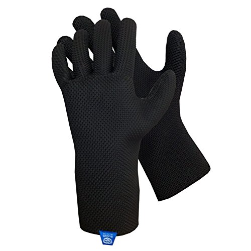 Glacier Glove ICE BAY Fishing Glove, Black, Small